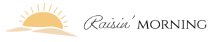 raisin morning logo with text