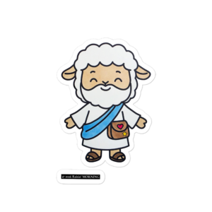 original chibi jesus vinyl decal