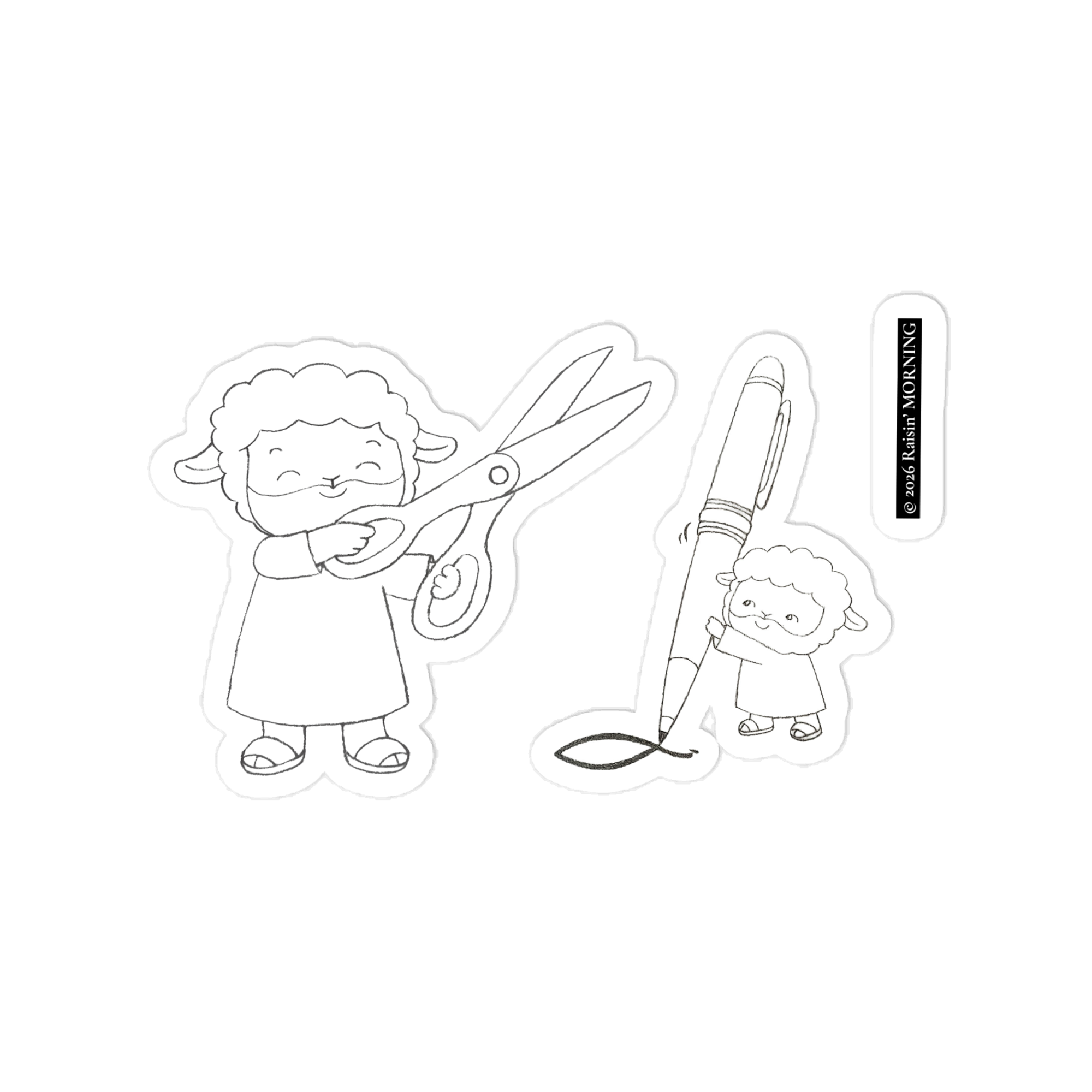jesus craftin’ & writin’ vinyl decals Jesus Craftin’ & Writin’ Vinyl Decals