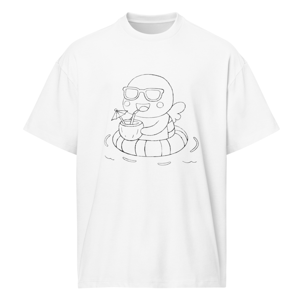 living water club oversized men’s box tee
