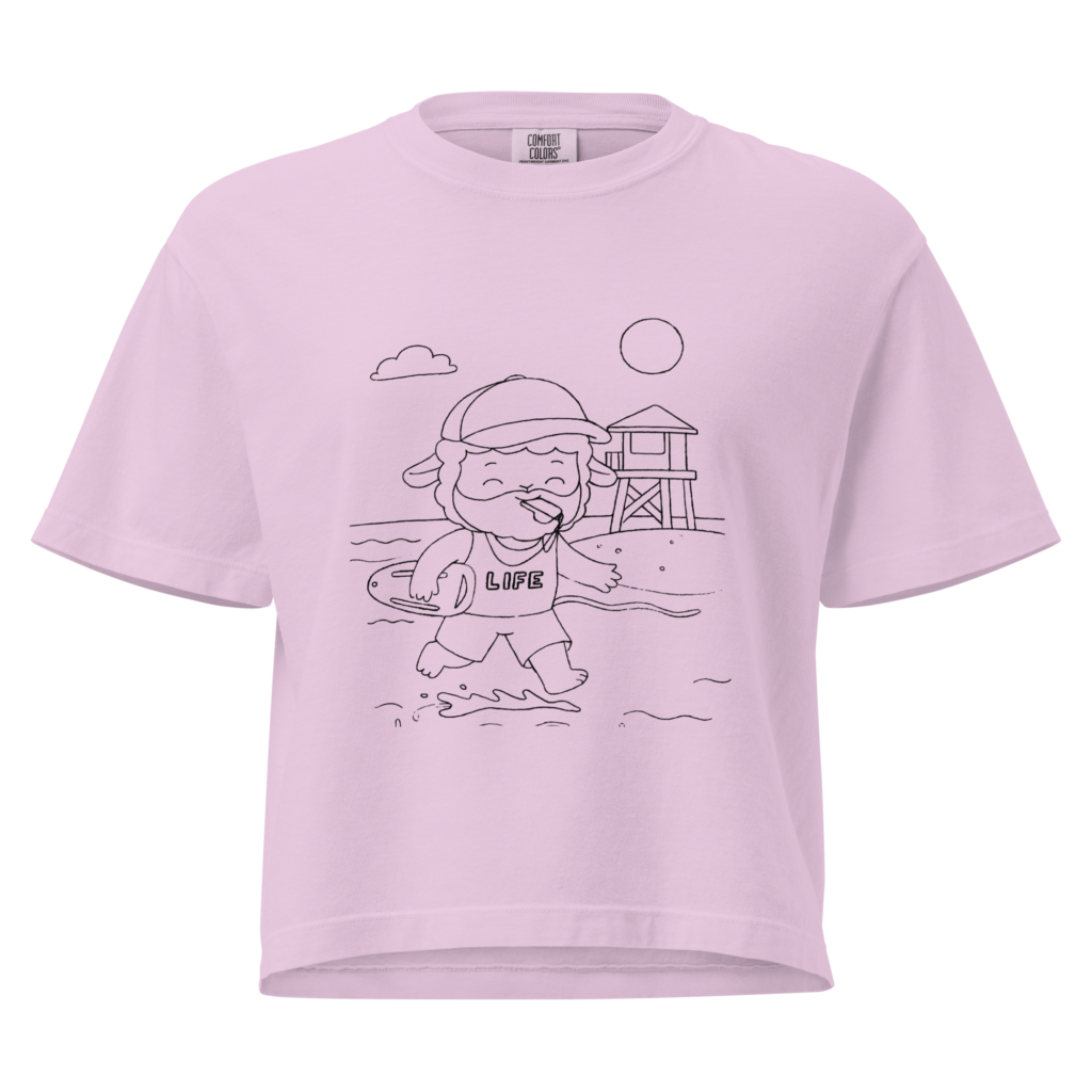 sea life women’s box tee