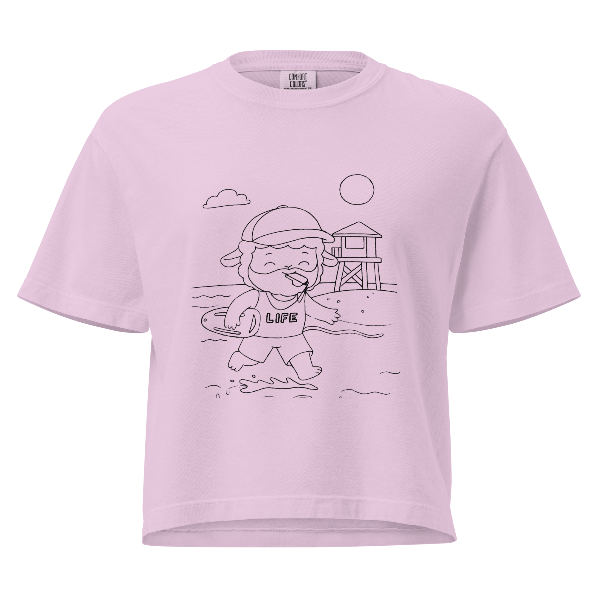 sea life women’s box tee