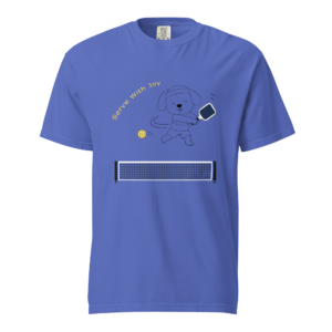 unisex garment dyed heavyweight t shirt flo blue front 6a5c25454bd19.png
